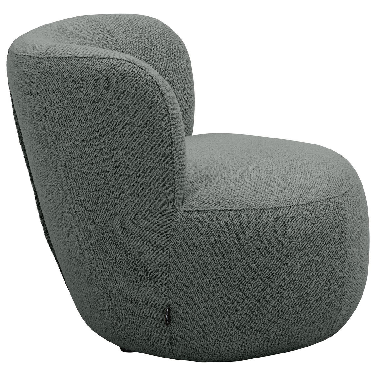 POLSTERSESSEL Katuscha Bouclé-Gewebe grau - Grau, Kunststoff (79/75/82cm) - 58aufmkessel