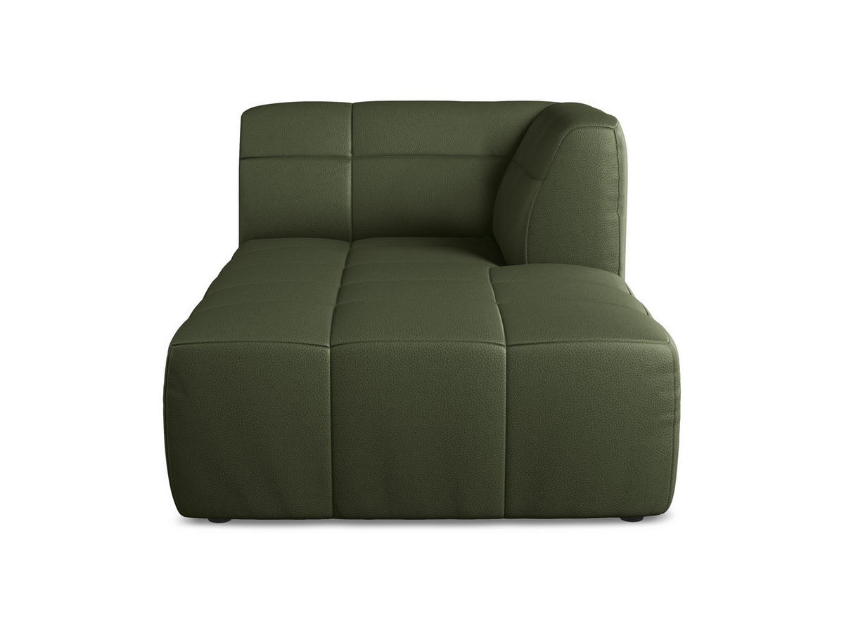 SOFAELEMENT Rechts Kunstleder Grün - Schwarz/Grün, Holzwerkstoff/Kunststoff (101/77/175cm) - Makamii