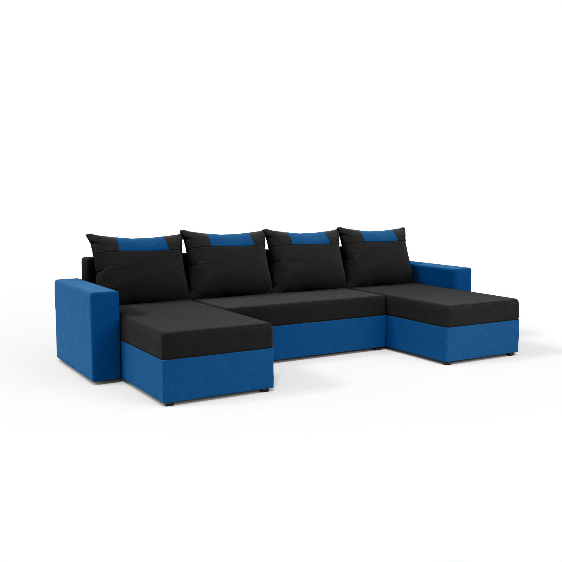 Fedve Wohnlandschaft Dunkelblau 298x85x207 cm
