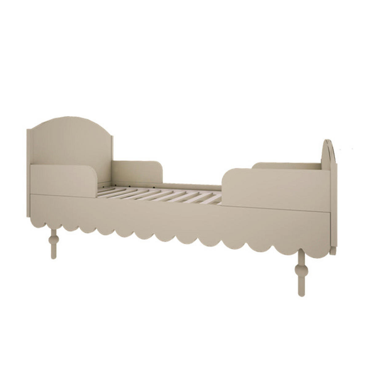 SOBA ZA BEBE 2-dijelniBabushka Oliva - zelena, drvni materijal (145/99/75cm) - Petits-meubles