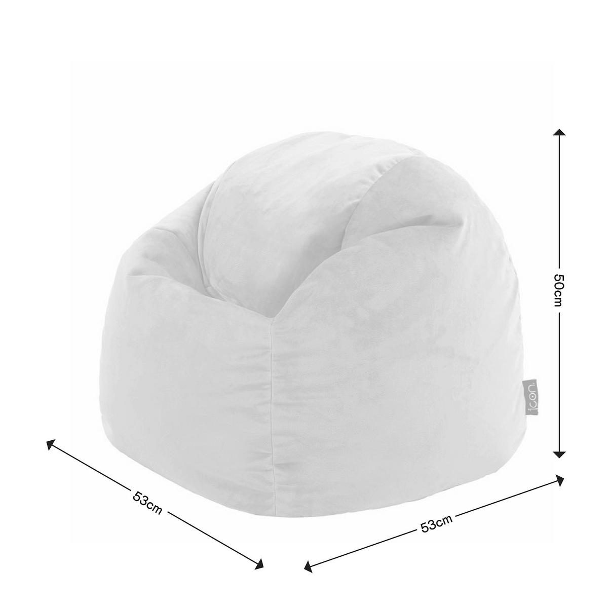KINDERSITZSACK Fußball Druck - Schwarz, Textil (53/50/53cm) - icon