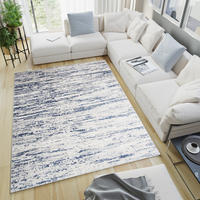 TEPPICH SKY Blau Grau 120/170 cm - Blau/Grau, Textil (120/170cm) - Tapiso
