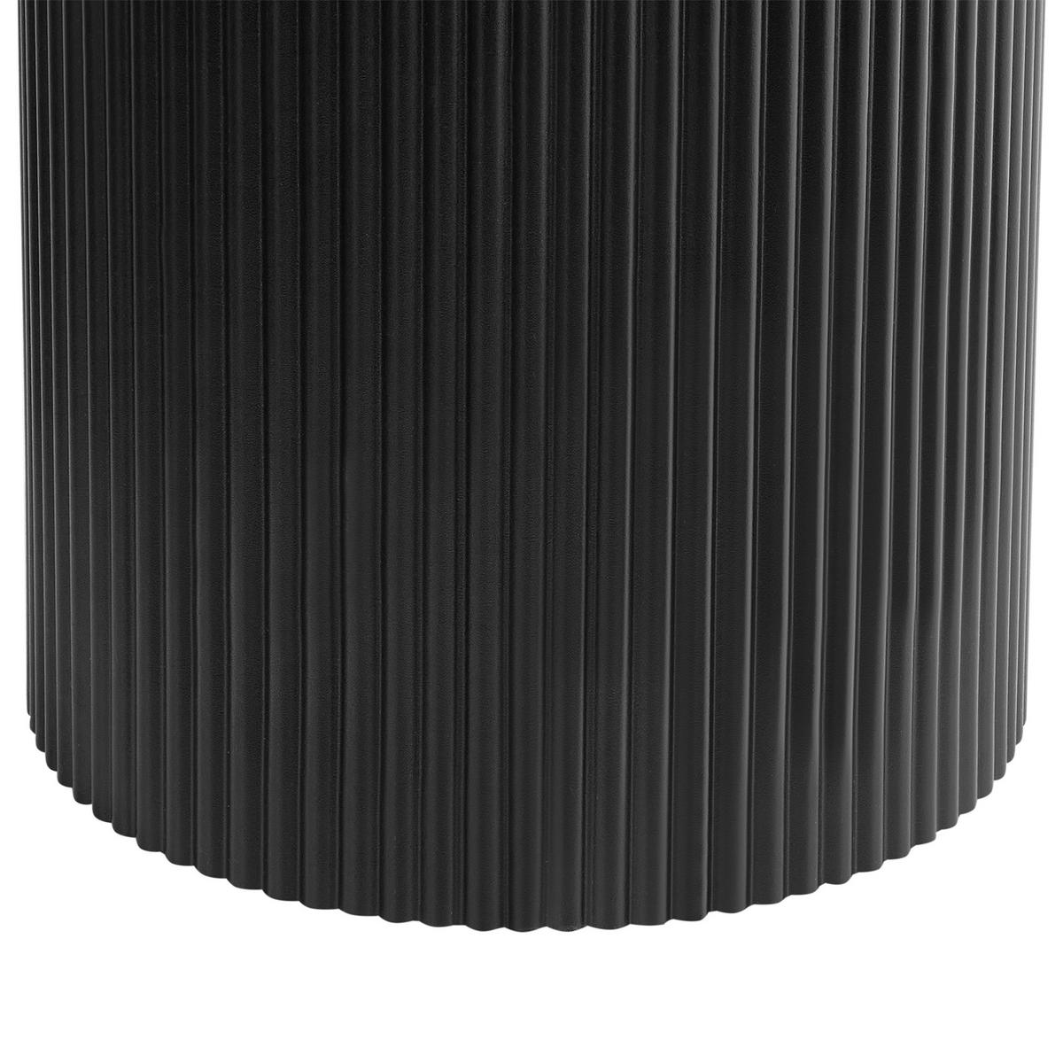 BEISTELLTISCH Schwarz Leona - Schwarz, Holzwerkstoff (50/50/48cm) - Beliani