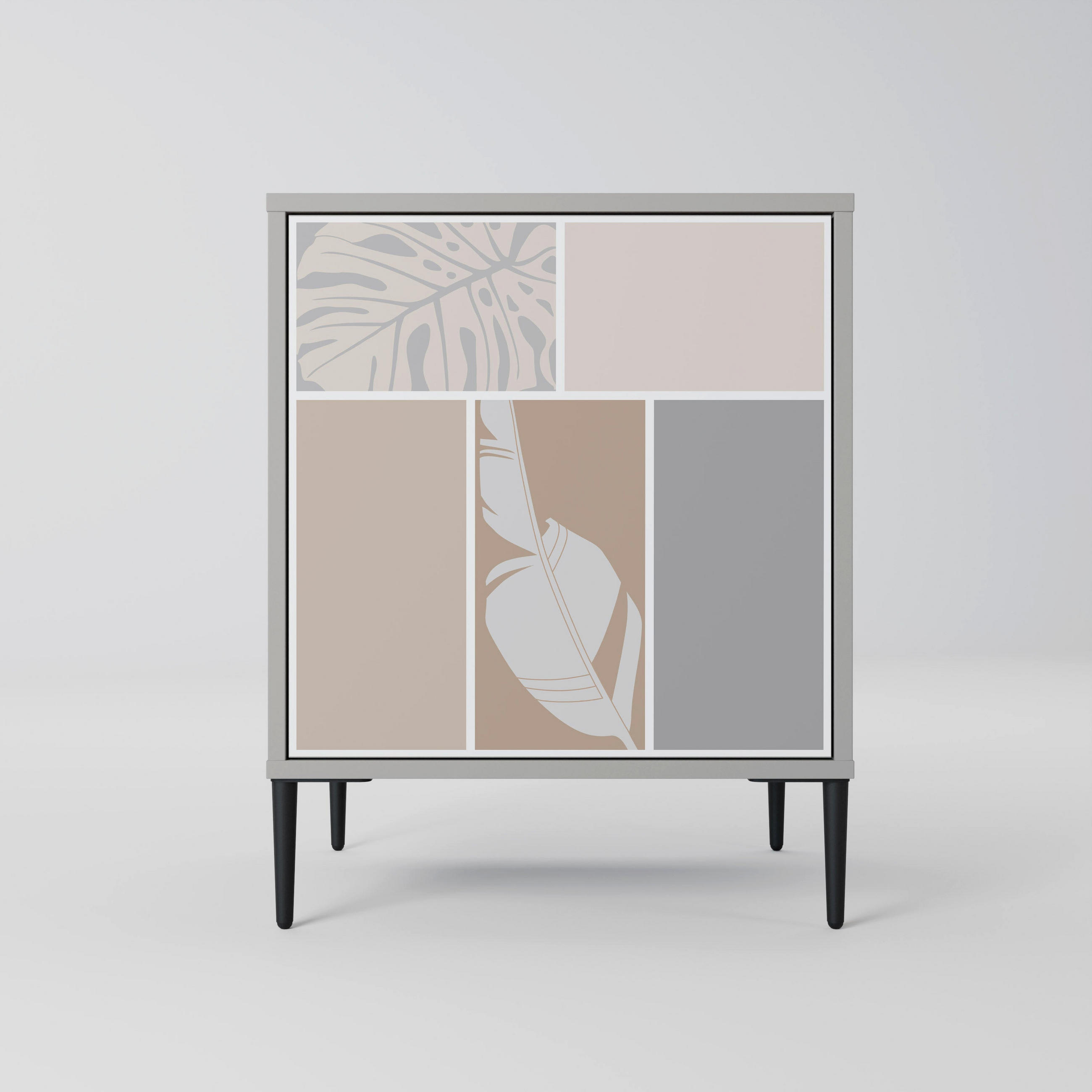 SpaceRebels Sideboard Grau 57.5x72.5x42 cm