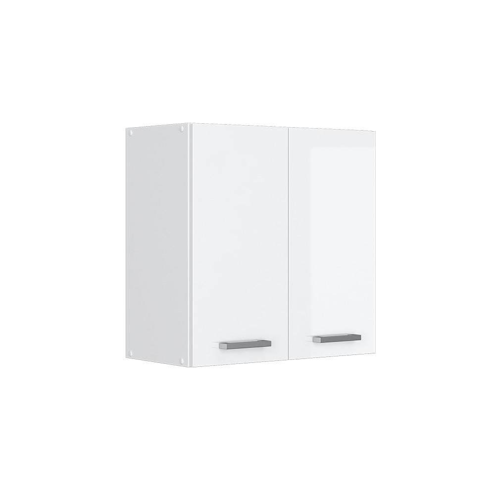 Vicco UNIVERZÁLNÍ NÁSTĚNNÁ SKŘÍŇKA R-Line Bílá vysoký lesk 60 cm s dvířky