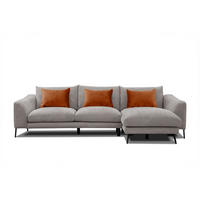 ECKSOFA WINTER 4-Sitzer, taupe - Taupe/Schwarz, Holzwerkstoff/Textil (293/172cm) - Courtois Laville