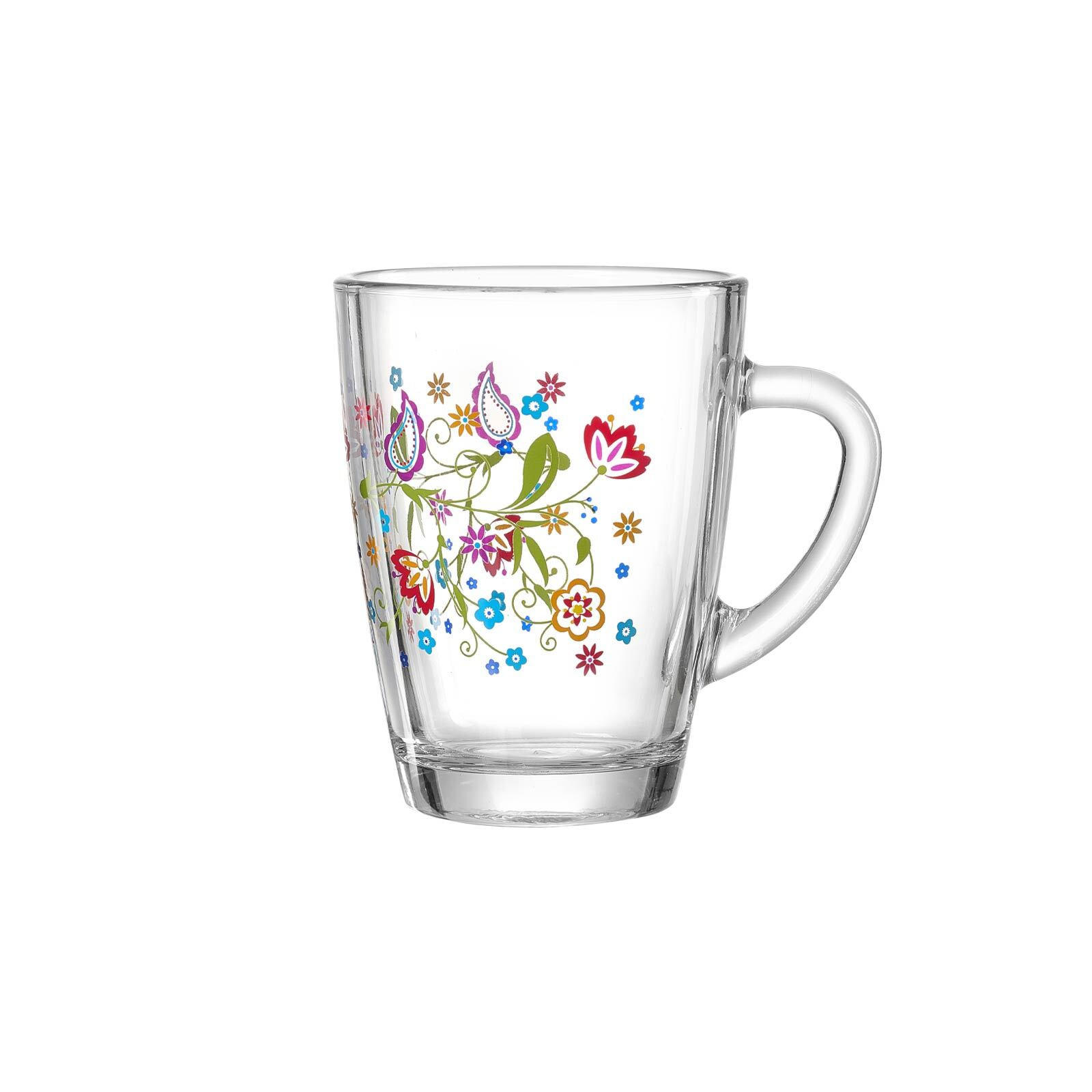 KAFFEEGLAS Shanti bunt 380 ml - Multicolor, Glas (0.38L) - Ritzenhoff Breker