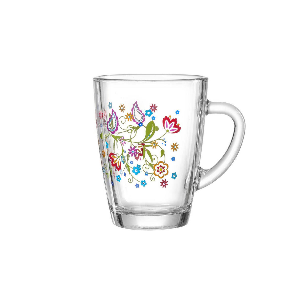 KAFFEEGLAS Shanti bunt 380 ml - Multicolor, Glas (0.38L) - Ritzenhoff Breker