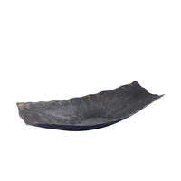 SCHALE Semin Silber 49.5/27.5/8.5cm - Silberfarben, Metall (8.5cm) - PTMD Collection