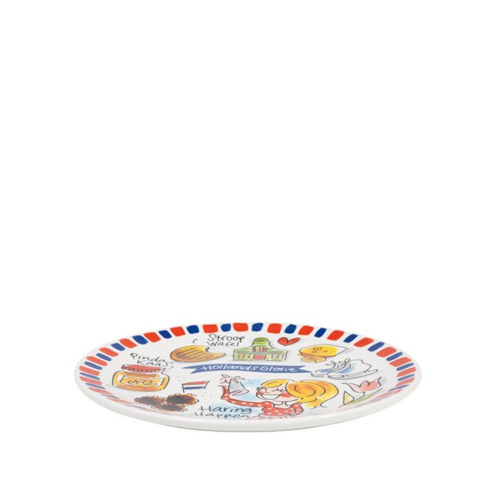 KUCHENTELLER Holland in Bunt - 18cm - Multicolor, Keramik (18/18/2cm) - Blond Amsterdam