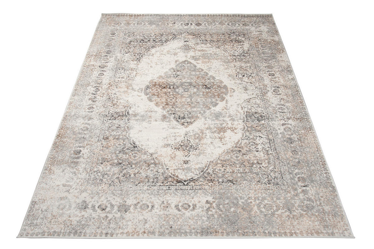 TEPPICH VALLEY Hellgrau 120/170 cm - Hellgrau, Textil (120/170cm) - Tapiso