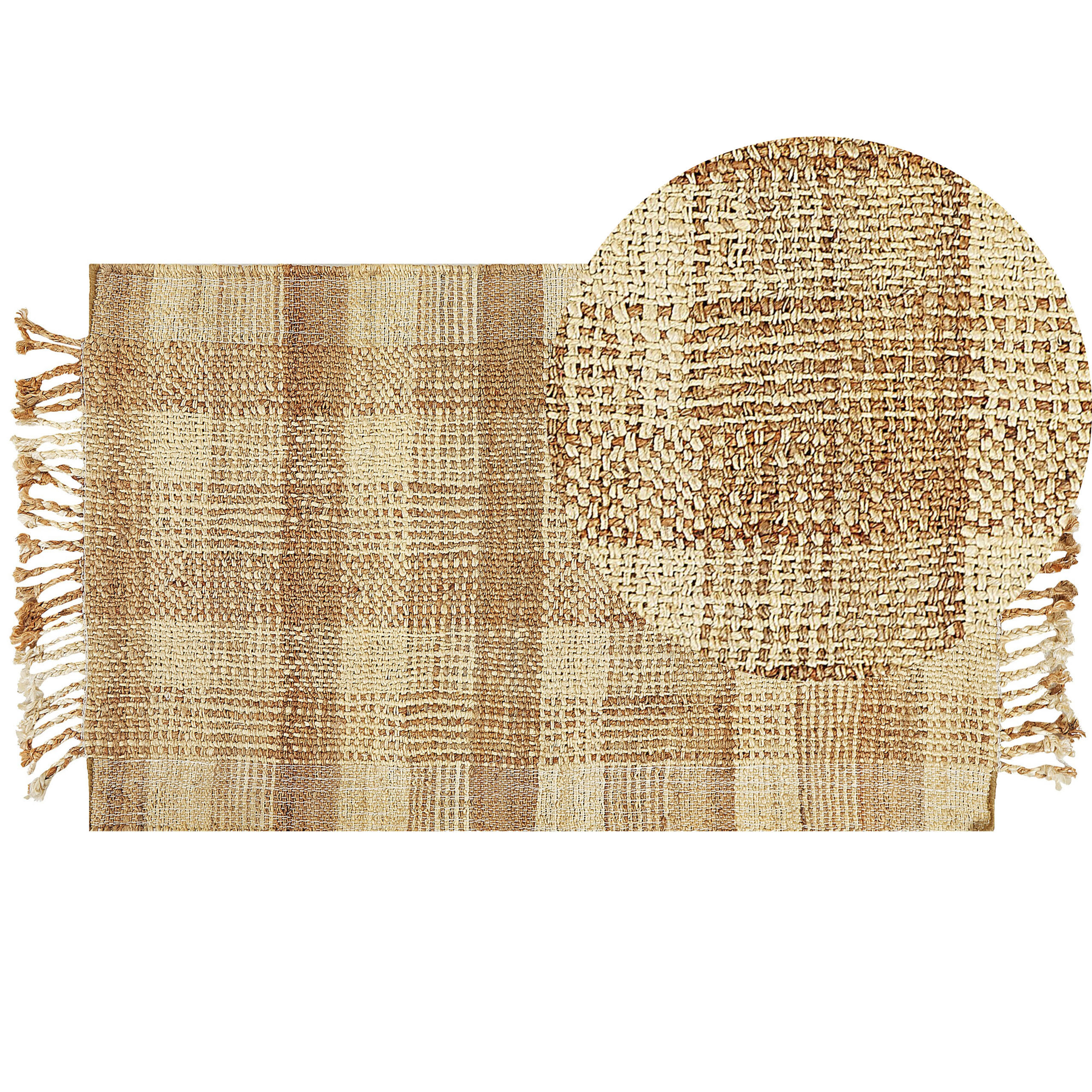 Beliani KOBEREC pletený Berissa 150/80 cm