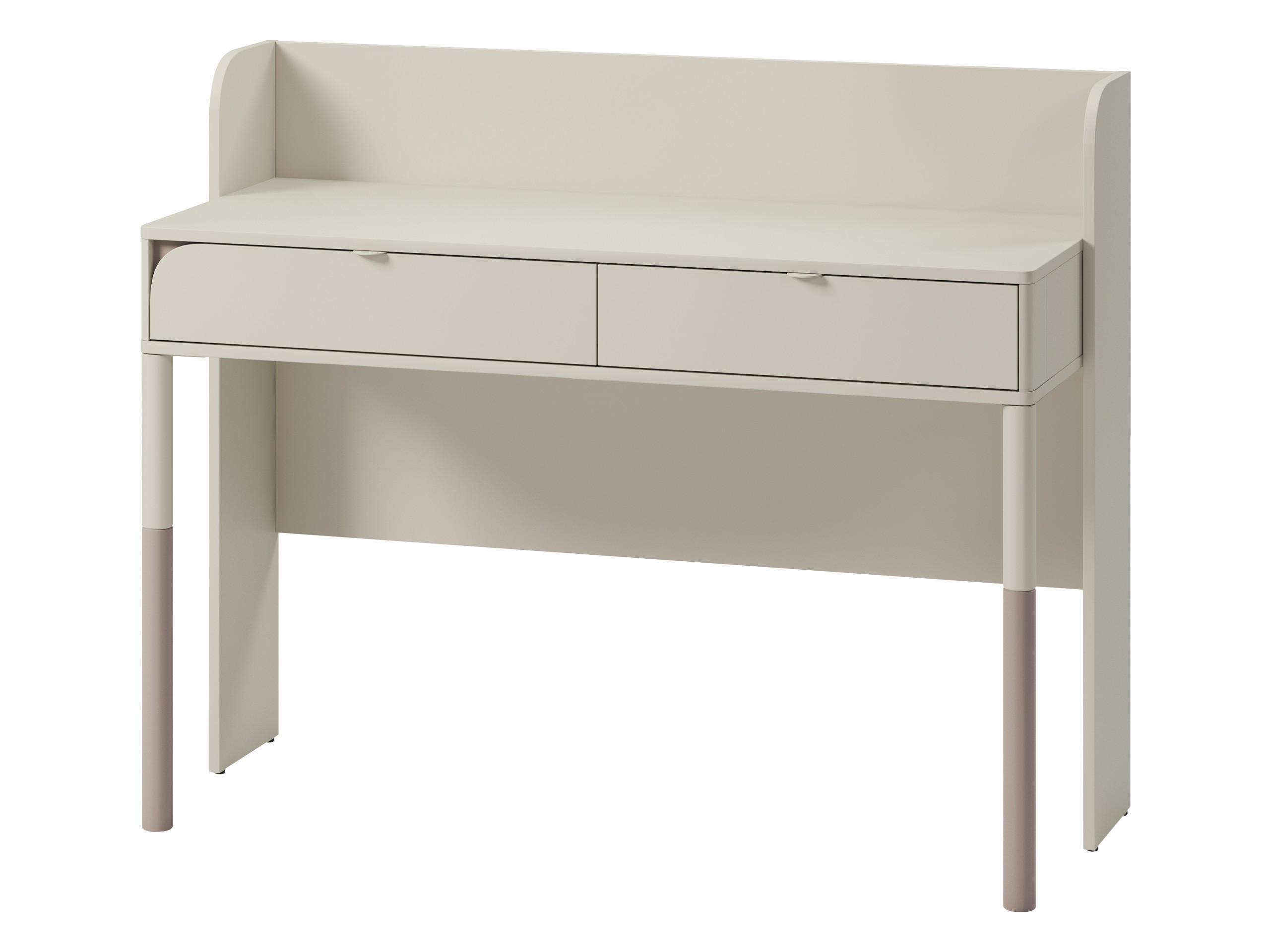 KINDERSCHREIBTISCH Harmony 2S HR03 - Kaschmir/Trüffeleichefarben, Holzwerkstoff/Kunststoff (122/97/50cm) - MIRJAN24