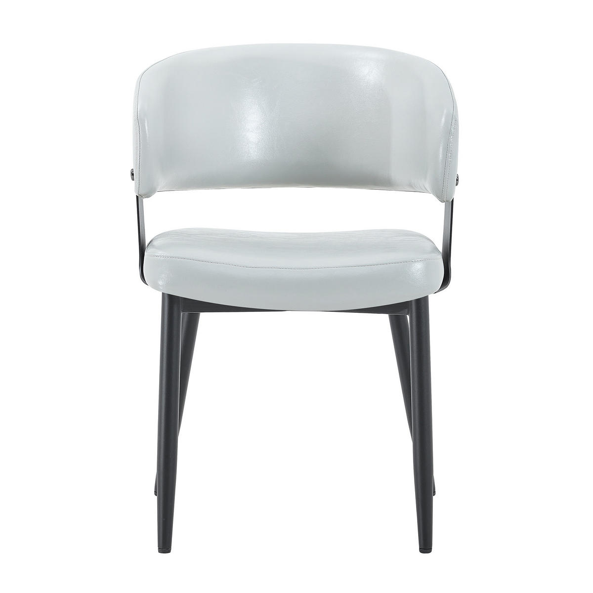 ARMLEHNSTUHL-SET DE-36713 2 Stück im Mid-Century-Modern-Stil Grau - Grau, Metall (48/77.3/46.5cm) - ComfortXL