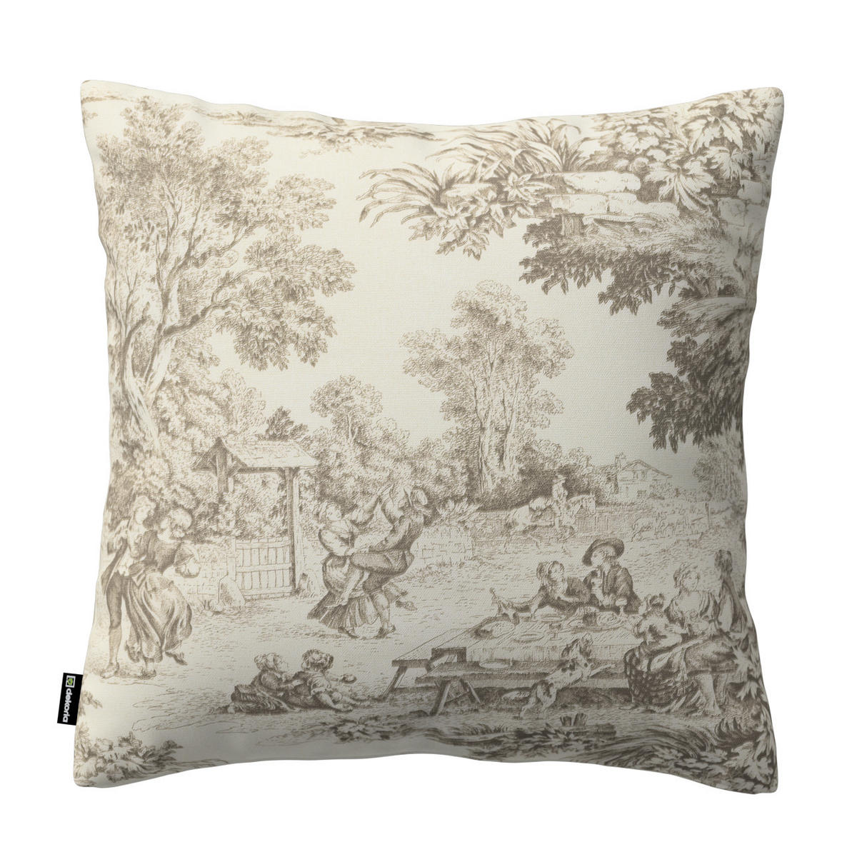 KISSENHÜLLE Avinon beige, 43x43 cm - Beige, Textil (43/43cm) - Dekoria