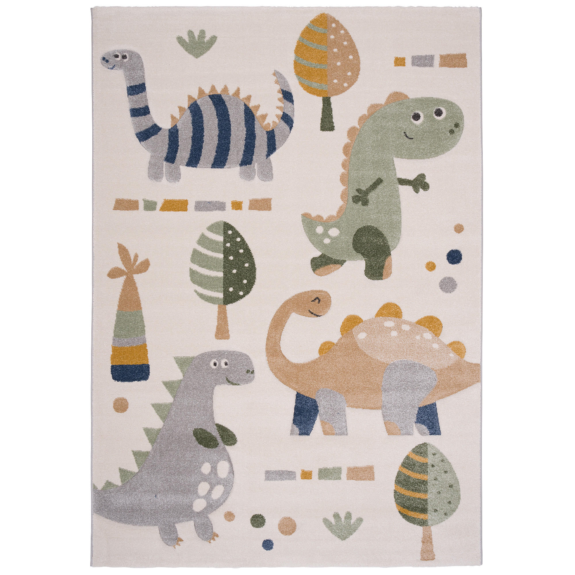 KINDER TEPPICH MAUI KIDS DINOS - Multicolor, Textil (200/290cm) - Pergamon