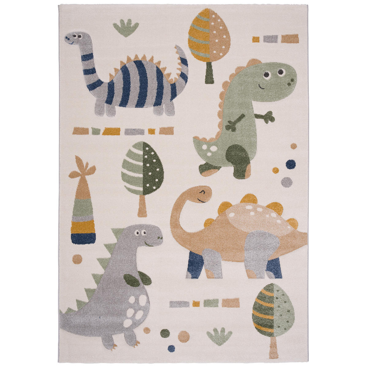 KINDER TEPPICH MAUI KIDS DINOS - Multicolor, Textil (140/200cm) - Pergamon
