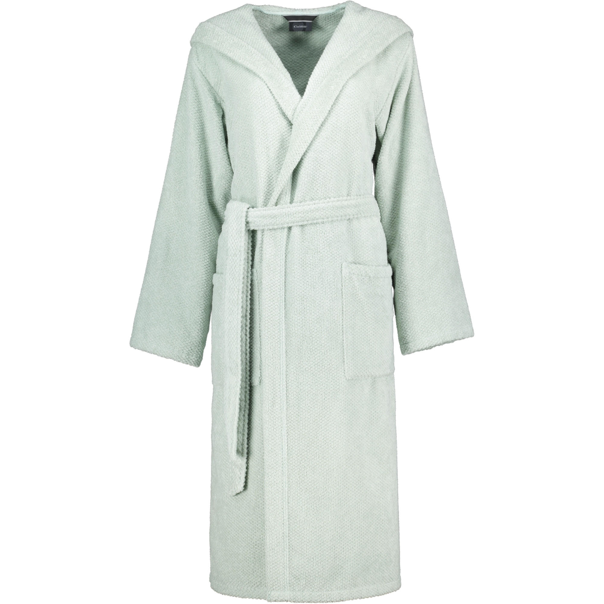BADEMANTEL DAMEN KAPUZE PURE 5223 EUKALYPTUS - 450 - Grün, Textil (XLnull) - Cawoe