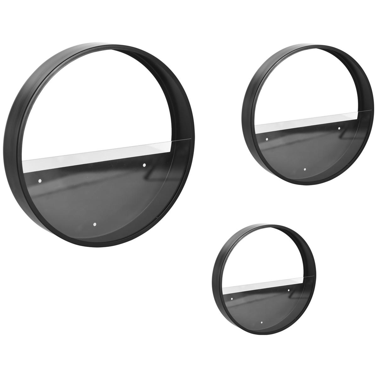 PFLANZGEFÄSSE-SET DE-10974 Schwarz - Schwarz, Metall (5cm) - ComfortXL
