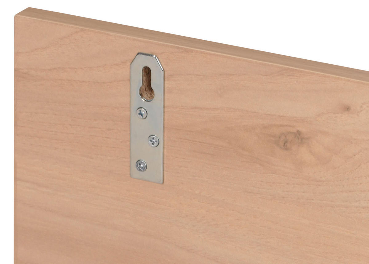 WANDREGAL Beige - Beige, Holz (120/20/21cm) - MCW
