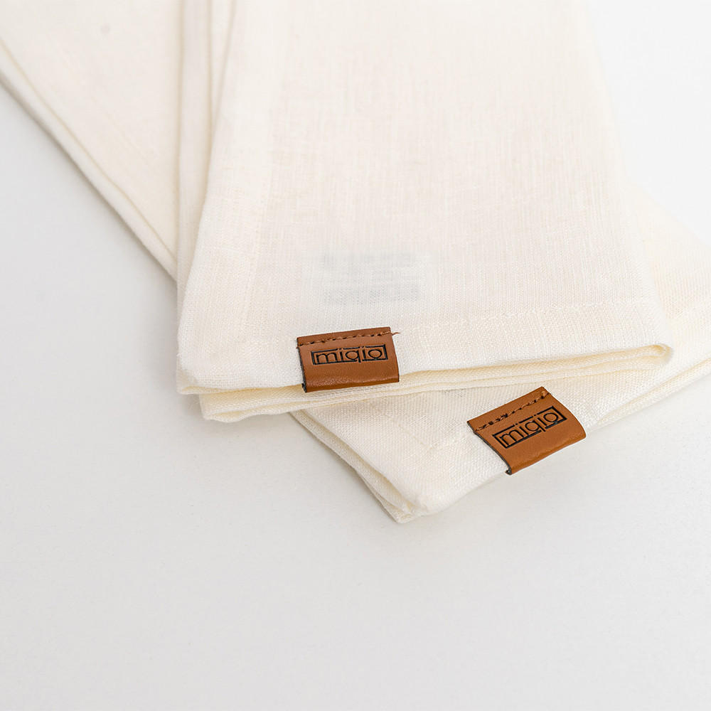 STOFFSERVIETTEN aus Baumwolle 6er-Set - Creme, Textil (45/45cm) - Miqio Design