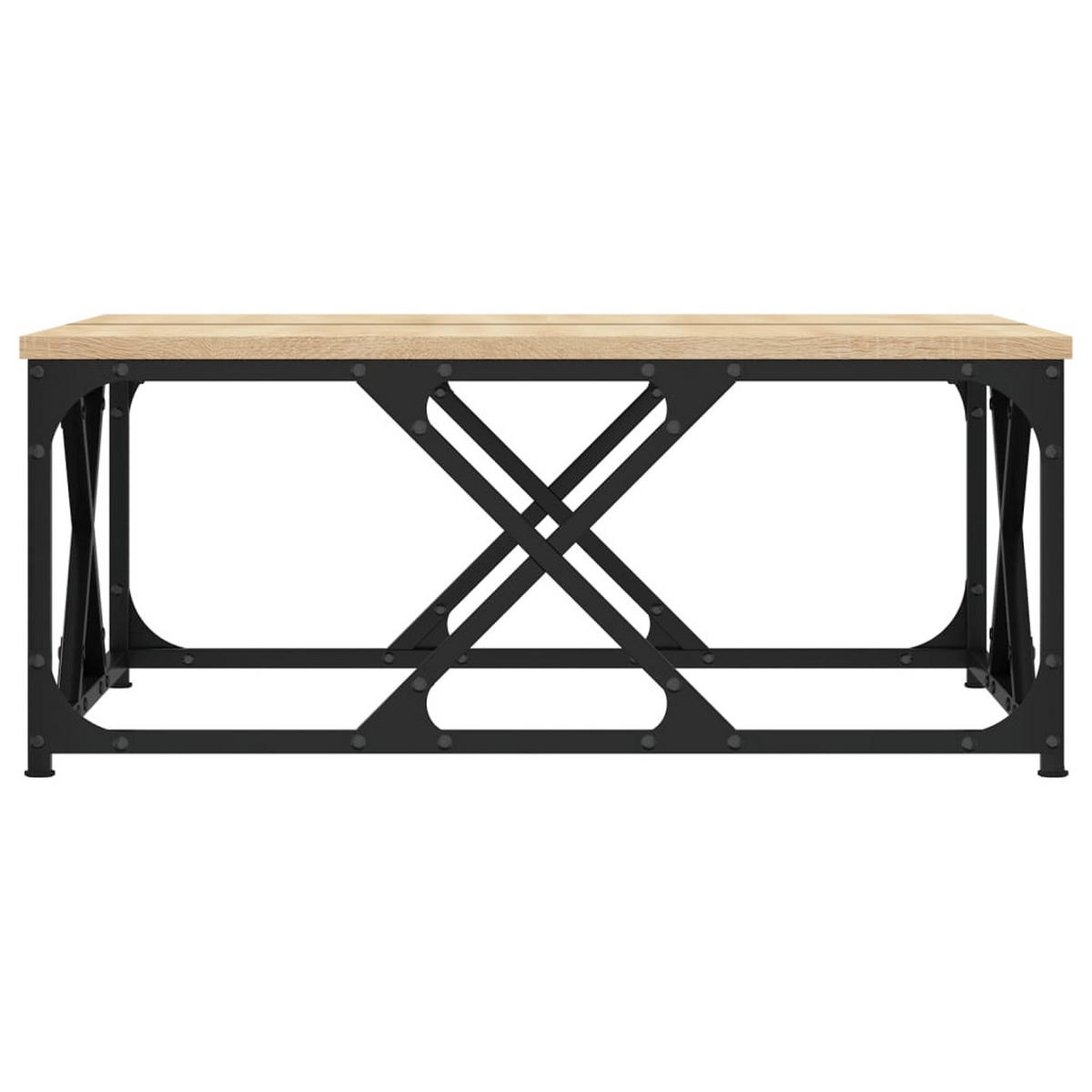 COUCHTISCH Sonoma-Eiche 70x70x30 cm Holzwerkstoff - Braun, Holzwerkstoff (70/70/30cm) - furnicato