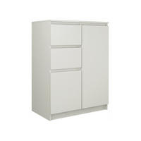 KOMMODE Kelly - Weiß, Holzwerkstoff (70/97/40cm) - kommodly