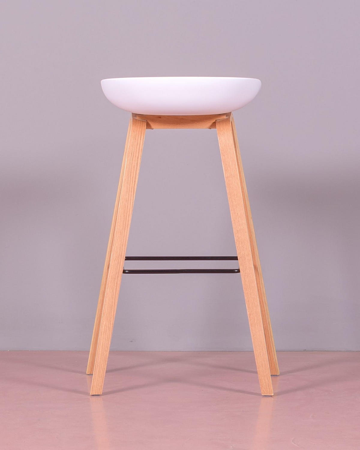 HOCKER Kunststoff Weiß - Weiß, Kunststoff (54/83/45cm) - Nest Dream