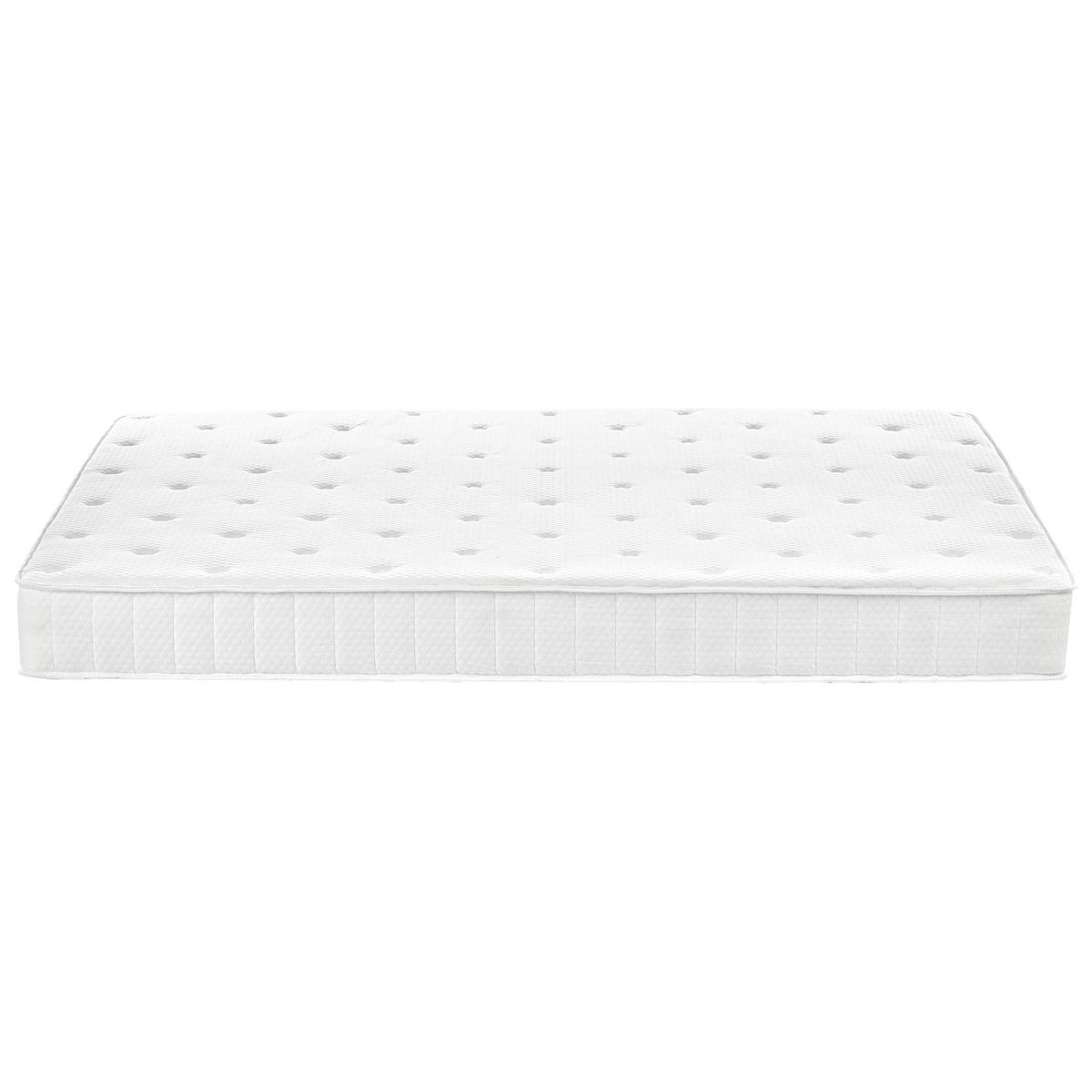 TASCHENFEDERKERNMATRATZE H3/4 Fest H2/3 Mittel 160/200 cm Duo - Weiß, Textil (160/200cm) - Beliani