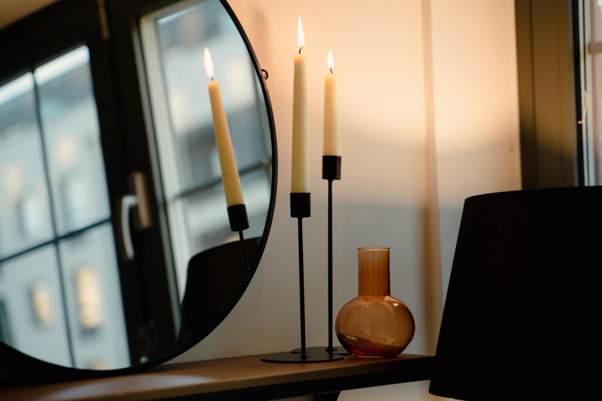 DEKO-SPIEGEL hängend 55/55/55 cm - Schwarz, Metall (55/55/55cm) - Atmosphera Createur d´interieur