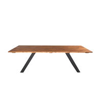GARTENTISCH Teak Dekor - Teakfarben, Holzwerkstoff (250/100/75cm) - ebuy24