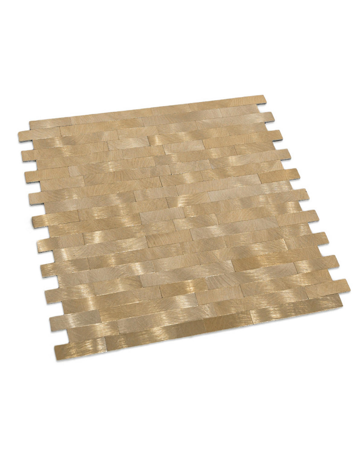 FLIESENAUFKLEBER 1 Stück 29 x 30 cm Selbstklebende Fliesen – Cocco Dorato - Goldfarben, Kunststoff (30/0.3/29cm) - Mazovia