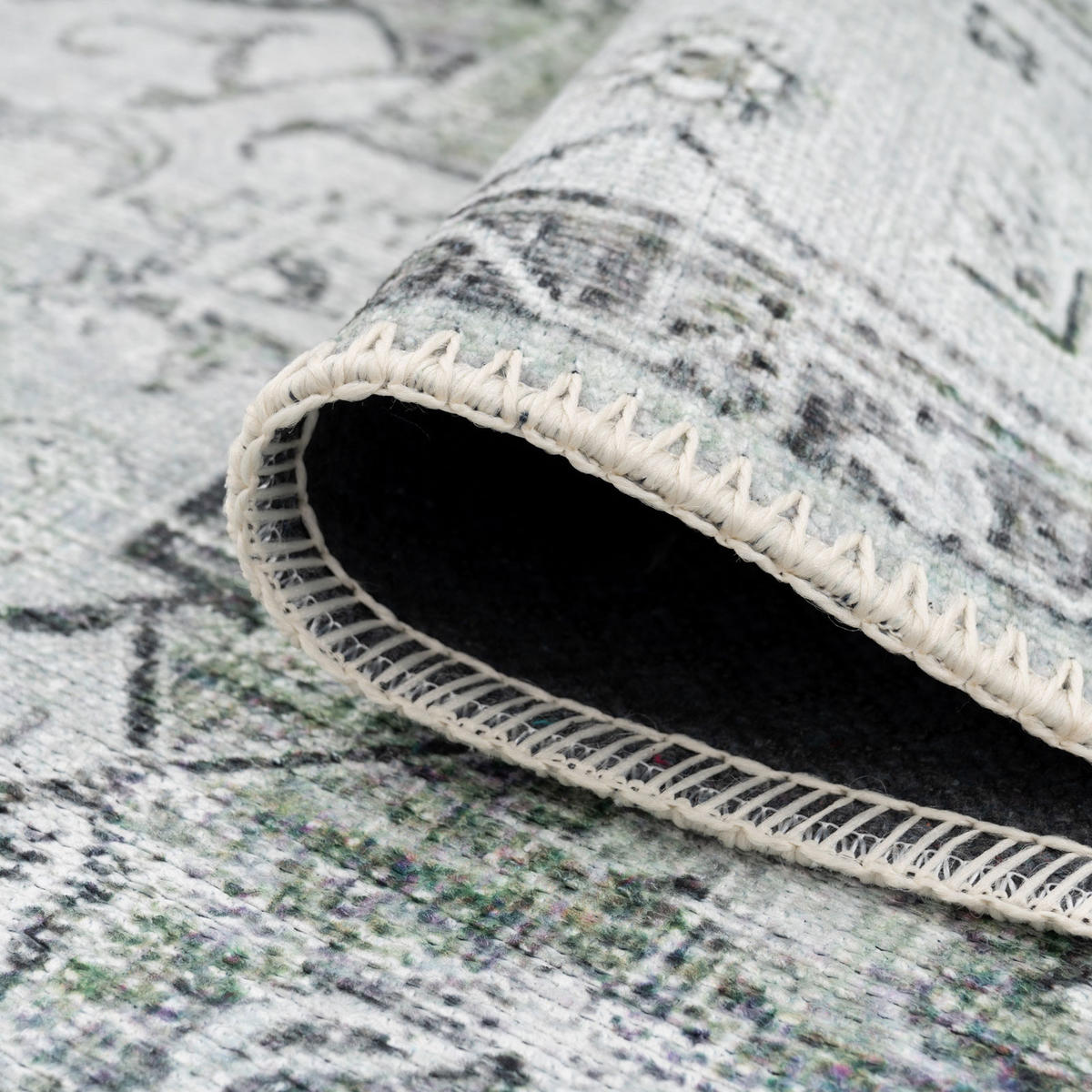 FLACHWEBETEPPICH Rumi - Grau, Textil (200/290cm) - Kukoon Rugs