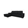 ECKSOFA Nevio In Scala - Schwarz, Holzwerkstoff/Textil (312/202cm) - Fun Möbel