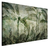 LEINWANDBILD Blätter 120x40 cm - Multicolor, Holz (120/40cm) - LUMASOUL