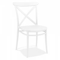 STUHL Weiß 51x87x51cm - Weiß, Kunststoff (51/87/51cm) - AlterEgo