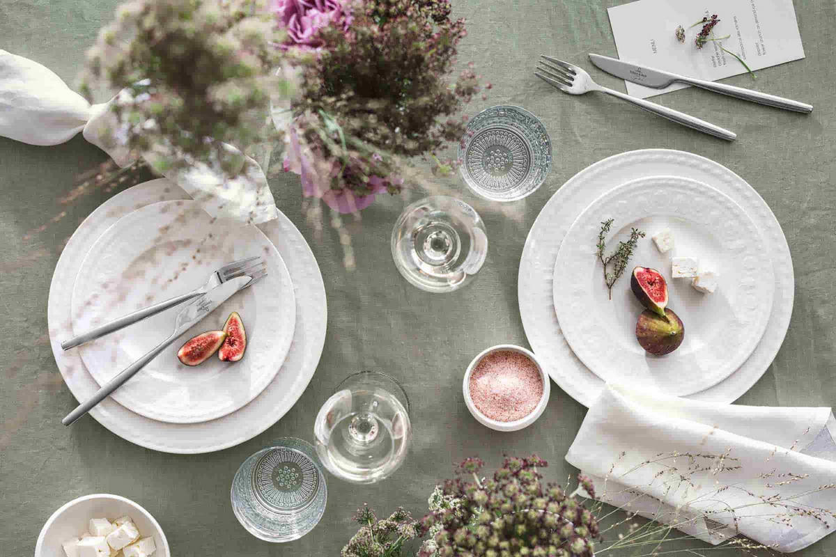 BROTTELLER Cellini weiß ø 18 cm 6er Set - Weiß, Keramik (18cm) - Villeroy & Boch