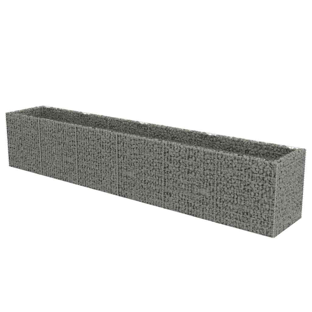 Deluke Gabionen Silber 540x100x90 cm