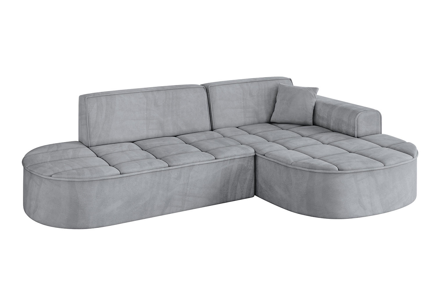 Altdecor Ecksofa Grau 243x171 cm
