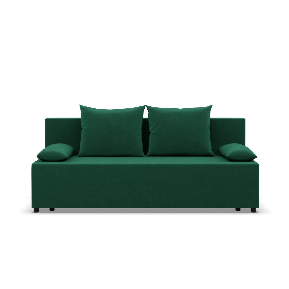 SOFA 3-SITZER MIT SCHLAFFUNKTION FERMO Grün - Grün, Textil (92/95/191cm) - Mebligo