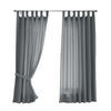 VORHANG 2ER SET POTSDAM HxB 175x140 cm Grau - Grau, Textil (140/175cm) - Gardinenbox