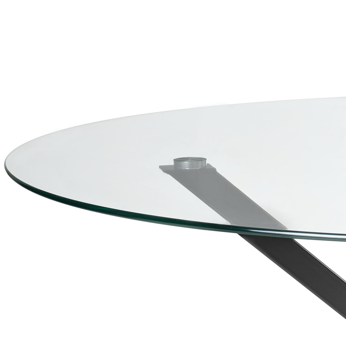 JÍDELNÍ STŮL Černý 120/120 cm Bezpečnostní sklo Meston - černá, sklo (120/120/75cm) - Beliani