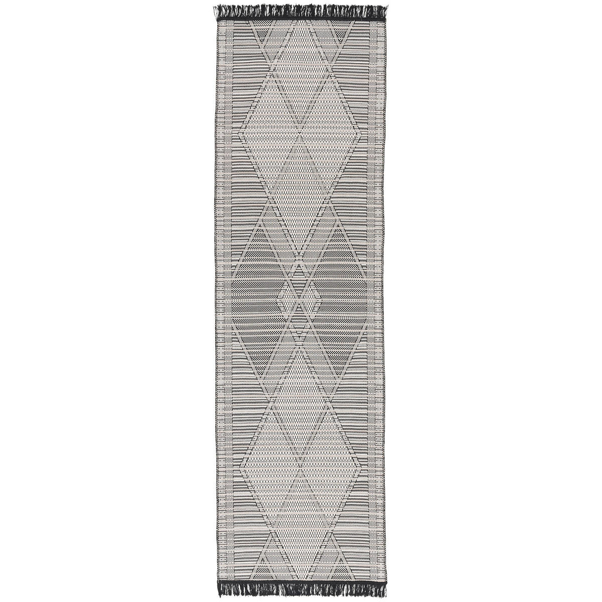 LÄUFER TEPPICH BEIDSEITIG ETHNO KELIM - Anthrazit, Textil (80/150cm) - Pergamon