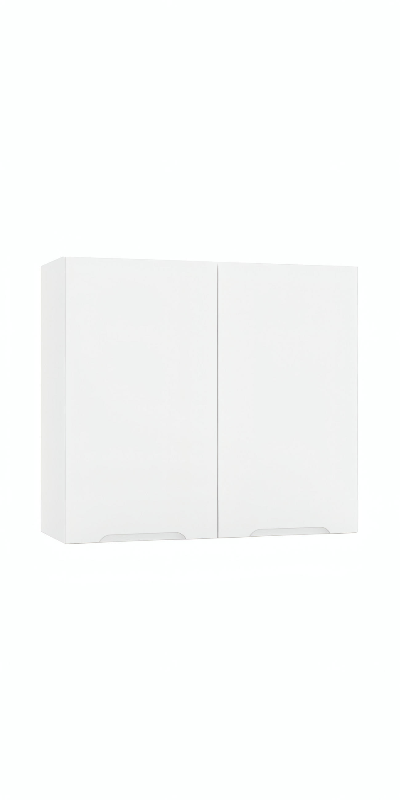 HÄNGESCHRANK W80 - Zivora - Stilvolle Wandlösung - Weiß, Holz (80/72/30cm) - ROYAL24_MARKT