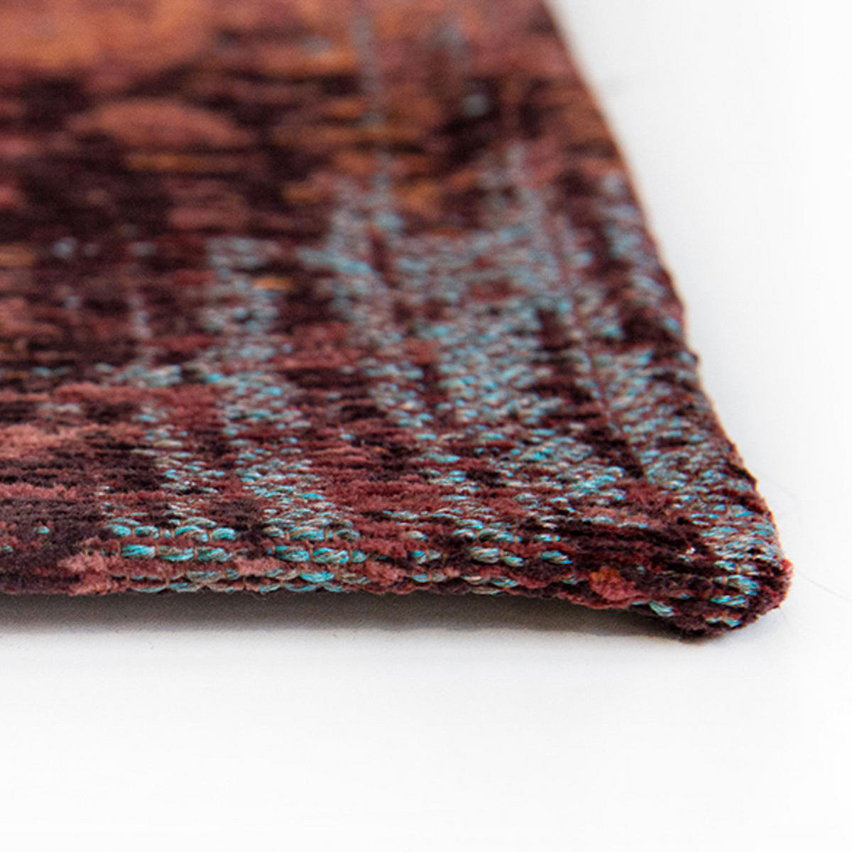 TEPPICH Nassau Red Atlantic Streaks 80/250 cm - Rot, Kunststoff/Textil (80/250cm) - Louis De Poortere