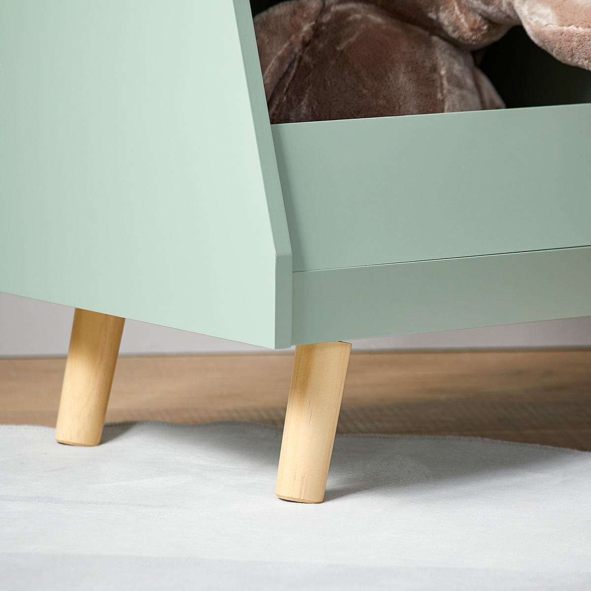 KINDERREGAL Grün - Grün, Holzwerkstoff (86/78/36cm) - SoBuy