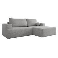 ECKSOFA Mivo, Seite: Rechts - Schwarz/Grau, Holz/Kunststoff (266/163cm) - MIRJAN24