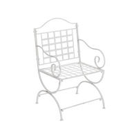 GARTENSTUHL Loma antik weiß - Weiß, Metall (56/53/92cm) - TPFGarden
