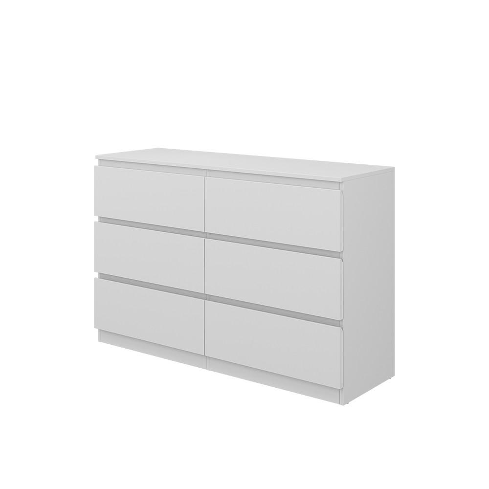 KOMMODE Calisto Weiß 120 x 78.5 cm - Weiß, Holzwerkstoff (39/78.5/120cm) - Vicco