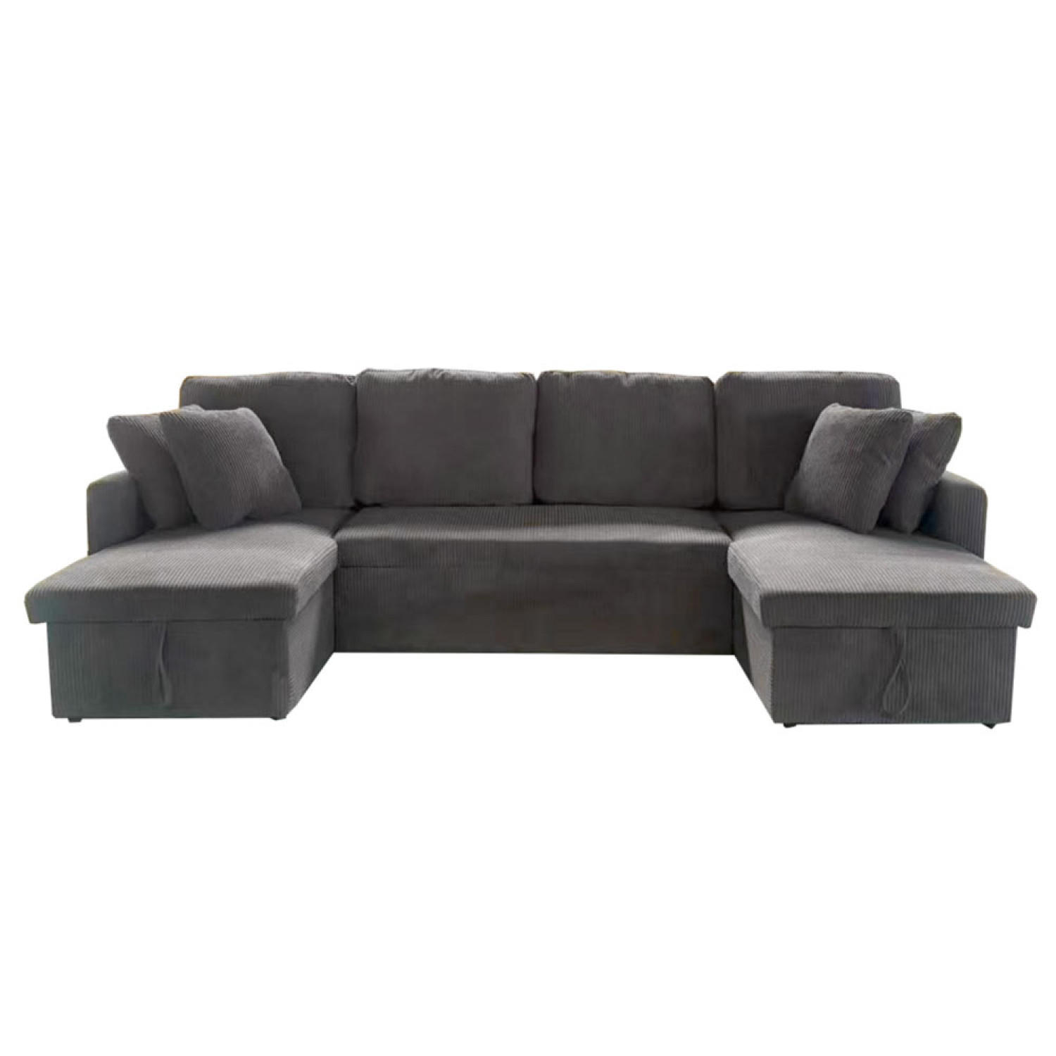 Concept Usine Panorama-Ecksofa Grau 286x147 cm